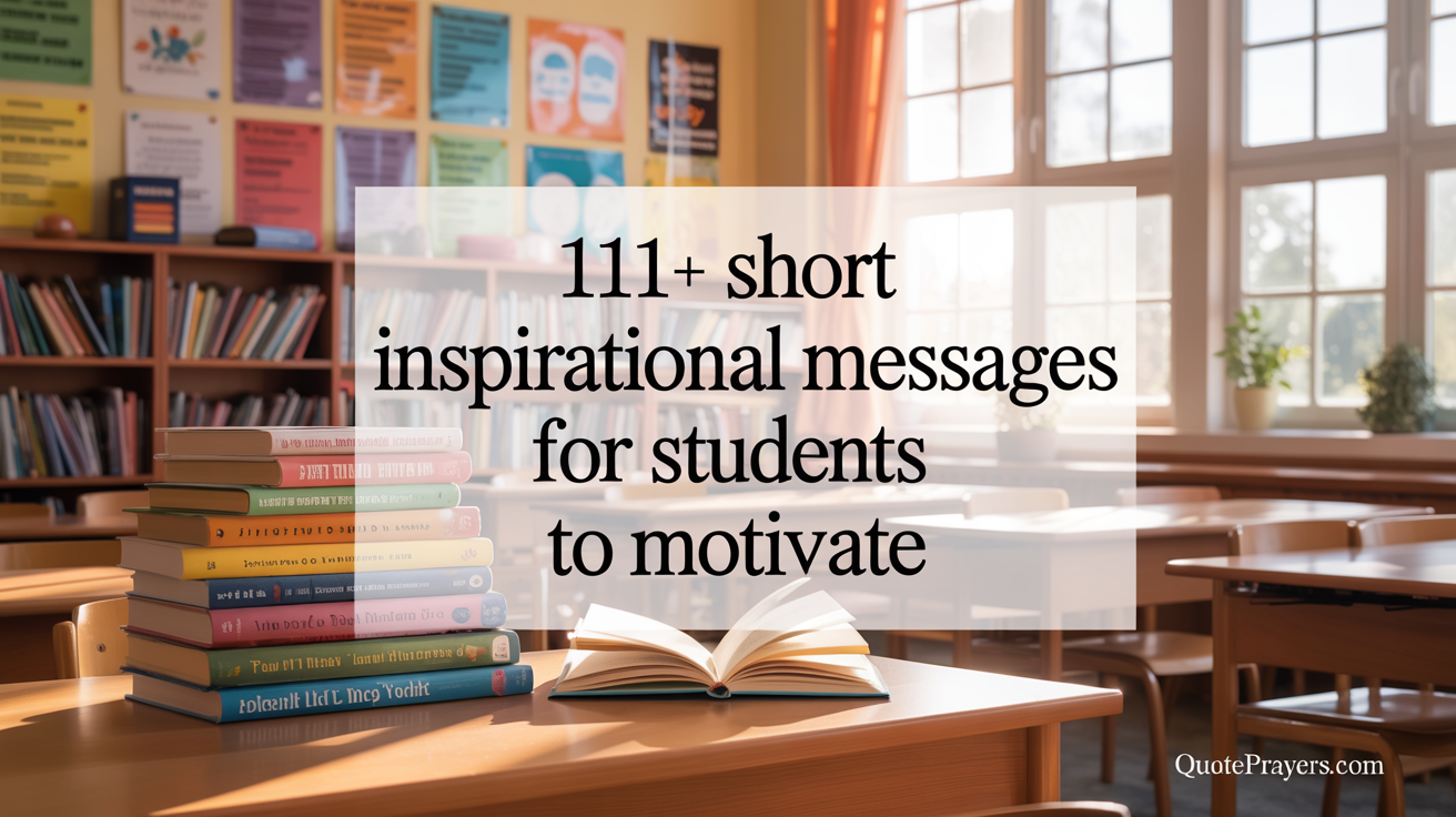 111 Short Inspirational Messages for Students to Motivate