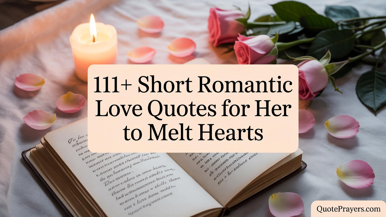 111 Short Romantic Love Quotes for Her to Melt Hearts