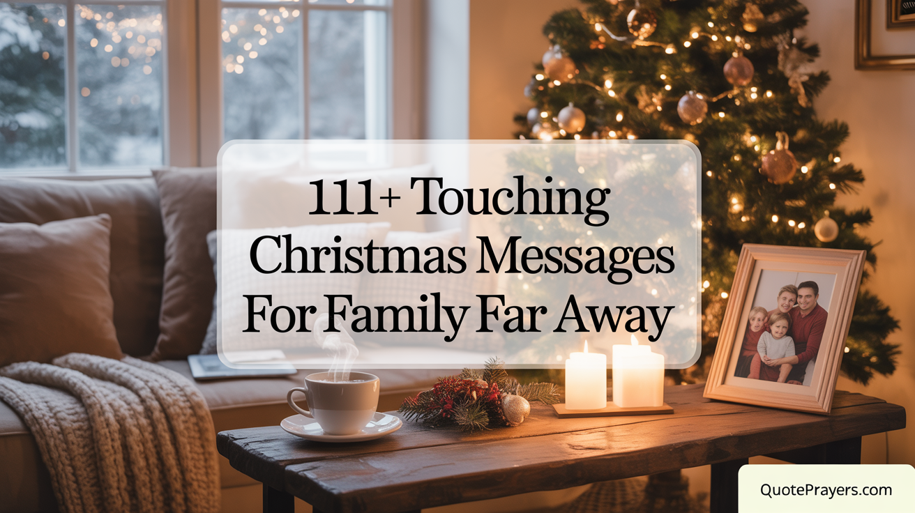 111 Touching Christmas Messages for Family Far Away