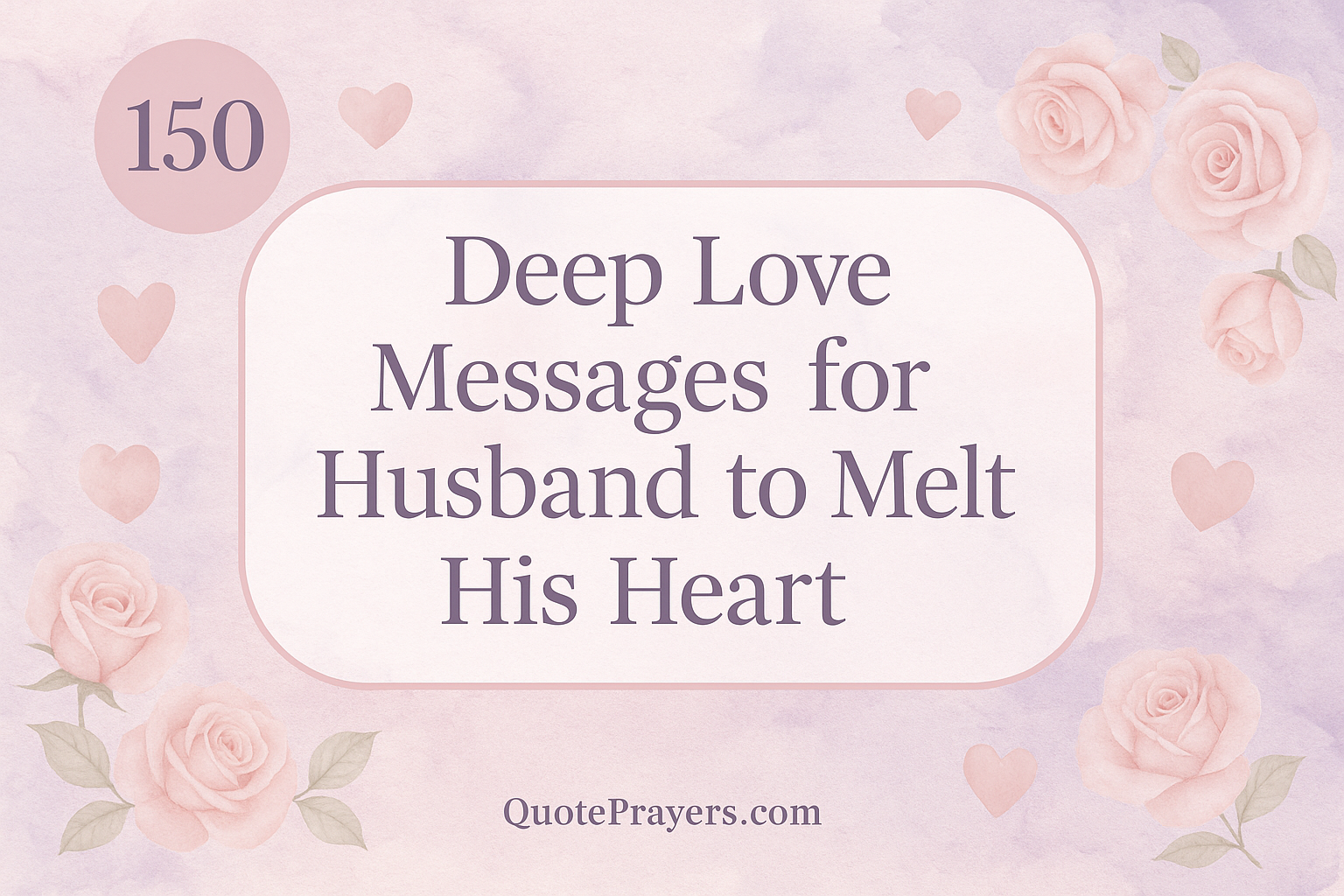 150 Deep Love Messages for Husband to Melt His Heart
