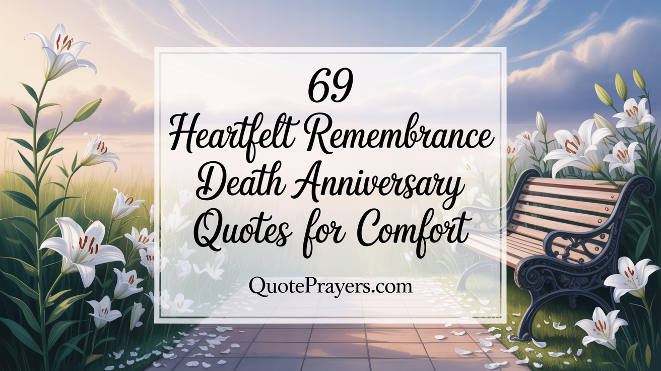 69 Heartfelt Remembrance Death Anniversary Quotes for Comfort