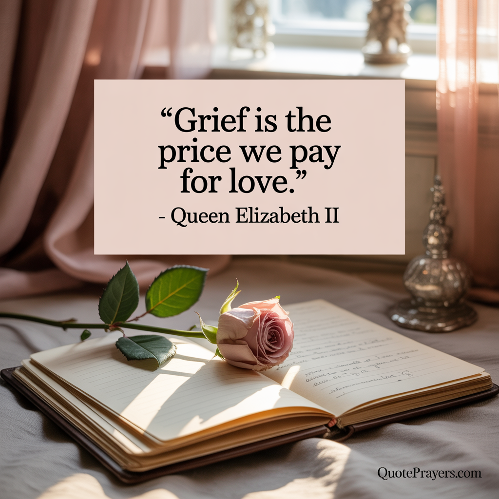 Grief is the price we pay for love Queen Elizabeth II