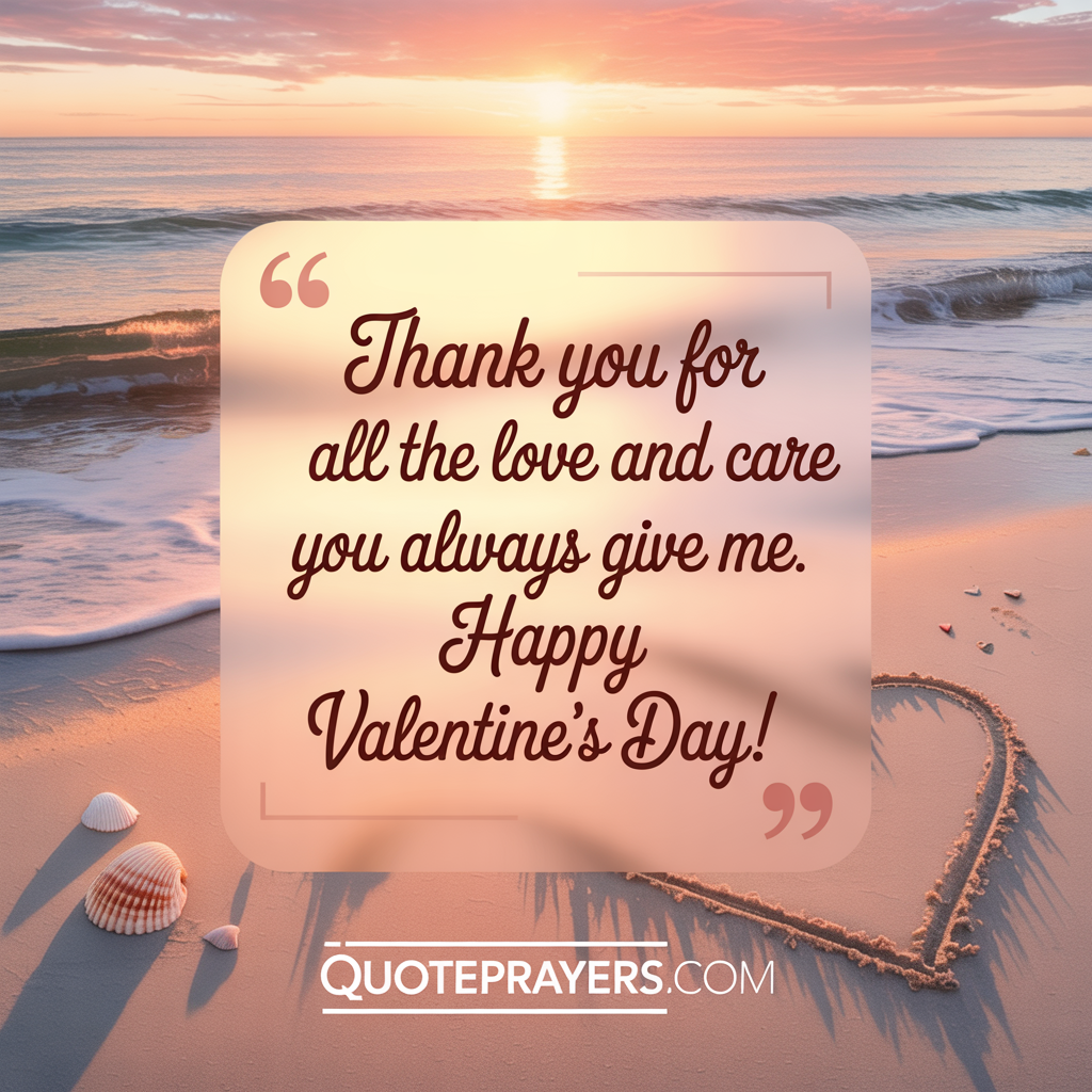 Thank you for all the love and care you always give me. Happy Valentine's Day! Thank you for all the love and care you always give me. Happy Valentines Day
